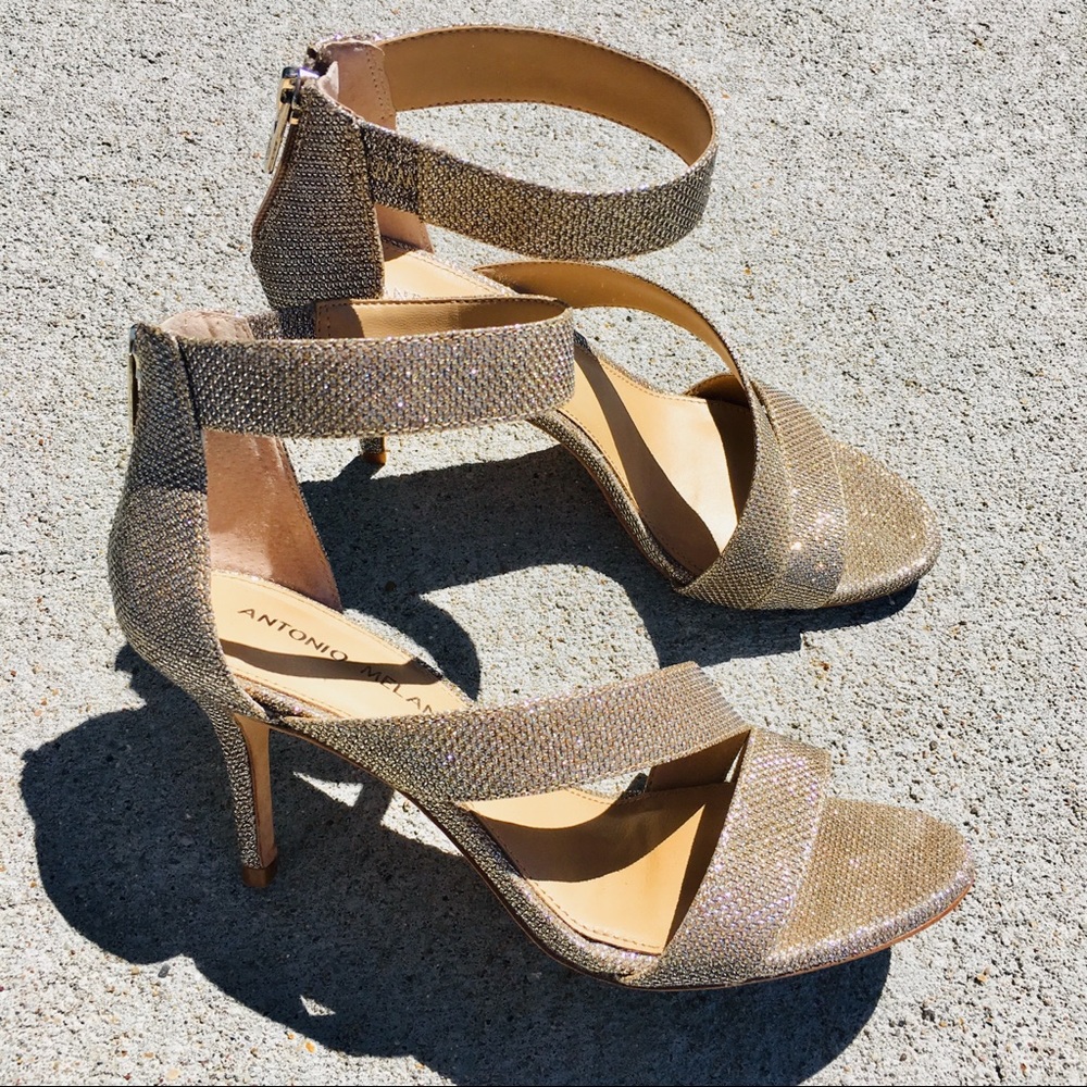 Antonio Melani Gold Heels
